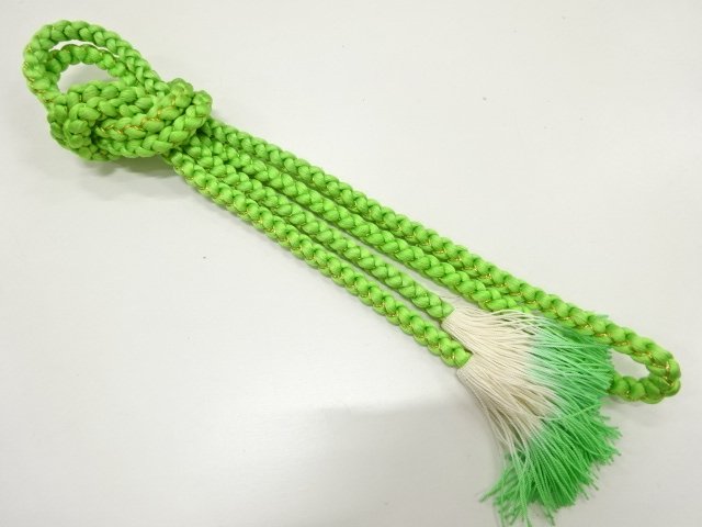 JAPANESE KIMONO / HANDTIED OBIJIME CORD